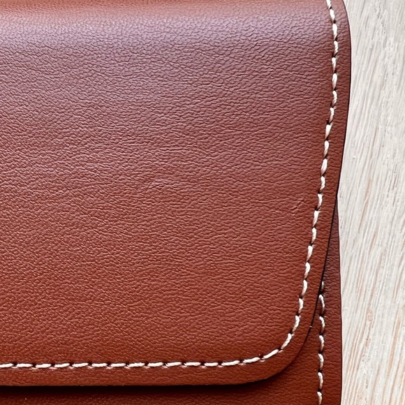 Brand New Authentic 2024 Celine Brown Leather Logo Wristlet Sunglass Case - Picture 7 of 7